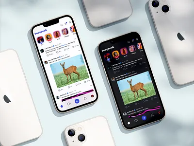 Freebie 17: Social Media Feed adobe xd feed free freebie home feed iphone mockup scrolling social social media