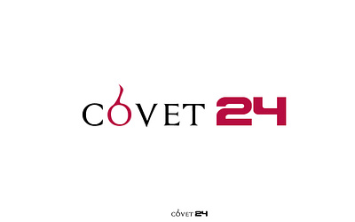 covet24 logo design flat illustration illustrator logo logodesign minimal typography vector