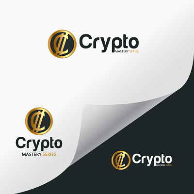 Crypto logo - Variation N°1 design flat illustrator logo logodesign minimal typography vector