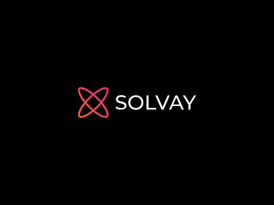 Solvay logo brand branding chemical design logo design logodesign logomark logotype mark plant typography