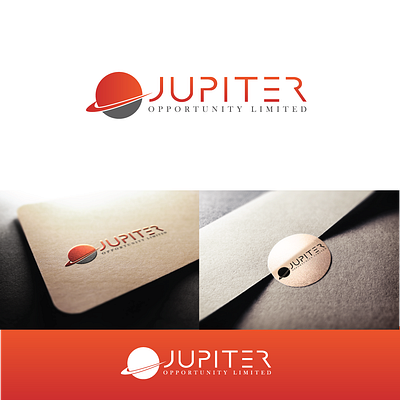 Jupiter logo design flat illustrator logo logodesign minimal typography vector