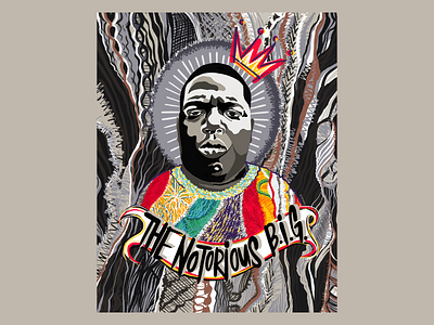 BIGGIE SMALLS - Illustration biggie smalls digital art hip hop art hip hop artwork hip hop design hip hop head illustration illustration art illustration digital music art new york rap notorious big rap art rap music