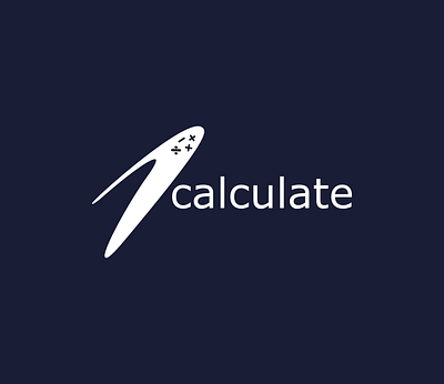 calculator logo 2a WhiteFG design inkscape logo typography vector