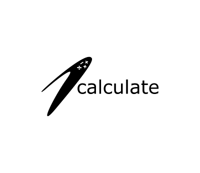 calculator logo 2a BlackFG design inkscape logo typography vector