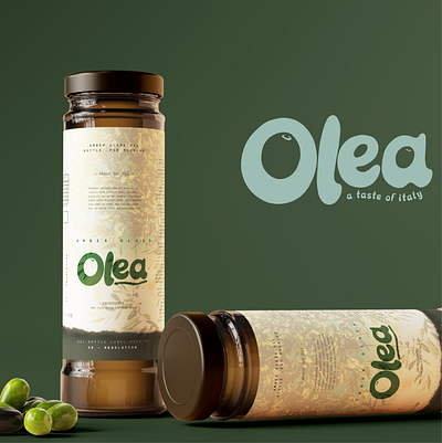 Olea: Olive Oil Packaging Design brand identity branding design graphic design illustration logo logo design olive oil packaging packaging design typography ui ux vector