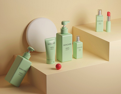 skincare 3d 3d art 3d illustration 3d modeling 3d render artwork beauty blender blender 3d cosmetic fashion skincare