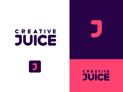 Creative Juice Logo Design brand branding creative graphic j juice logo