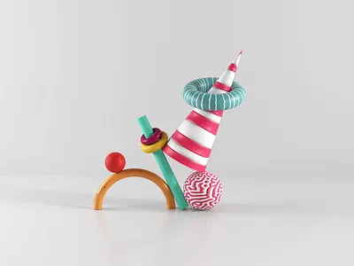 Balance 3d art abstract art cinema4d drawing geometric geometric art shapes