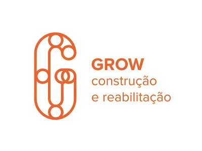 Grow - Constructions brand branding logo vector