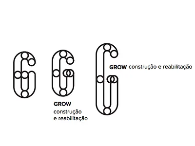 Grow - Constructions brand design logo vector
