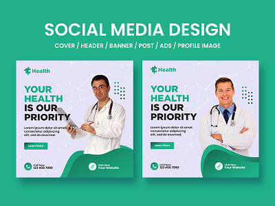 Health Social Media Post Design designs, themes, templates and ...