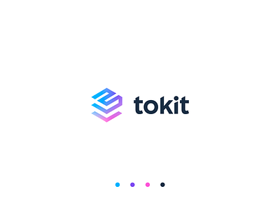 Logo tokit illustration logo logos morphism