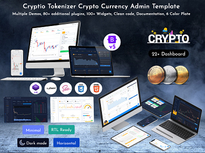 Cryptocurrency Dashboard Wallet admin template bitcoin crypto cards crypto dashboard crypto dashboard template cryptocurrency dashboard template ethereum graphic design product dashboard product design software dashboard tokenize ui dashboard ui design ui template ui ux wallet