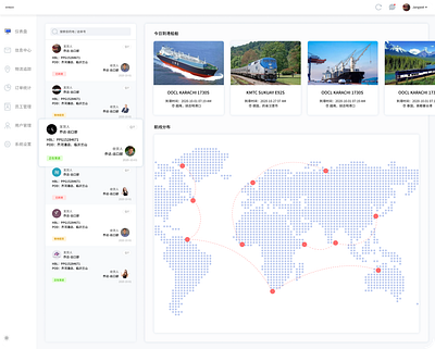 Logistics tracking of logistics management system annalysis list logistic system web design