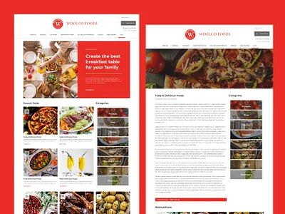Blog page blog food