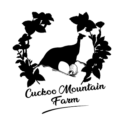 Cuckoo Mountain Farm Logo - Silhouette branding design farm farm logo illustration logo logo design typography
