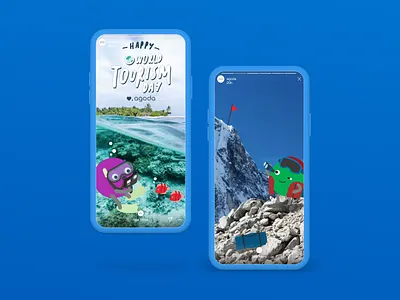 Social Media - World Tourism Day Post agoda branding design social media travel world tourism day