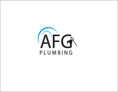 AFG Plumbing design graphics design illustration illustrator iluastration logo logo design