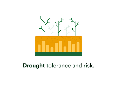 Croply - Drought Tolerance Illustration agriculture agriculture illustration drought drought icon drought illustration drought time dry dry illustration farm illustration farm wetness farming farming illustration icon illustration plant summer farming