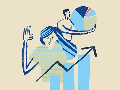 Annual report illustration