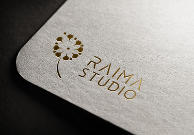 RaimaStudio Logo branding design flat illustration illustrator logo minimal