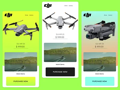 DJI Drone App UI UX app branding design ios design mobile mobile apps mobile ui mobile ux motion graphics ui ux