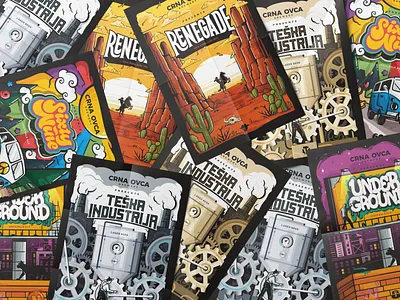 Black Sheep Brewery posters alcohol beer black sheep branding brew brewery craft craft beer design drink icon set illustration ipa label logo mark mocup packing poster tap beer