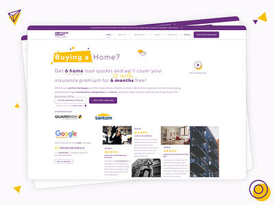 Meet MortgageMarket desktop design home loan landingpage mortgage mortgage calculator south africa website design