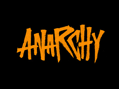 ANARCHY. art experiment lettering punk rebel street type typography