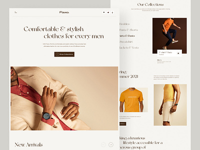 Flaxo Website. clean clothing e commerce ecommerce website fashion fashion store fashion website landingpage mobile responsive ui online shopping shopify shopping ui ux web website woocommerce