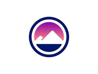 Mountain Logo Design - Mountain / Peak / Sun / Landscape appicon brand branding creative symbol clever design gradient logo icon icons identity logo logodesign logomark logotype m logo mark mountain mountain logo negative space software tech technology fintech