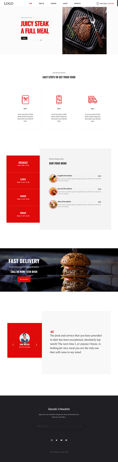 Restaurant Wordpress Website car business car business website elementor elementor pro landingpage personal website portfolio website wordpress wordpress blog wordpress design