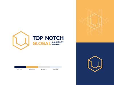 Top Notch Global - Logo Design animation branding design flat graphic design illustration logo minimal typography vector