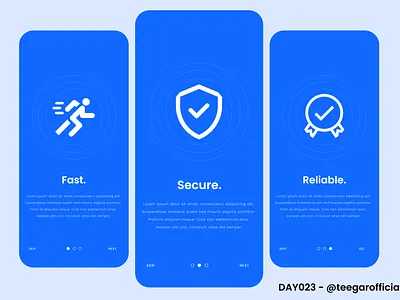 #DailyUI Day023: Onboarding app branding dailyui dailyuichallenge design flat minimal ui ux web website
