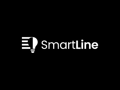 SmartLine abstract logo awesome logo bulb logo lines logo logo logo design logo inspiration memorable logo minimal logo negative space logo professional logo simple logo smart line logo smart lines logo smart logo uniqe logo