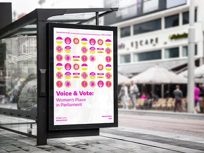 Voice & Vote (Exhibition Concept) - Poster activism exhibition identity identity branding outdoor poster suffrage suffragettes women