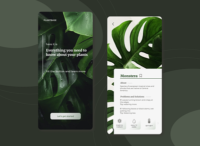 Plantbase - app app mobile mobile app plant ui