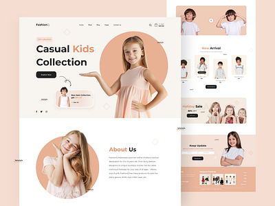 Fashion Website branding design fashion design fashion web landingpage uidesign webdesign