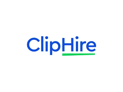 ClipHire Wordmark Exploration 02 banner cap brand identity branding candidate corporate digital resume employment highlight hr hiring human resources job logo mark symbol icon media clip platform presentation startup type typography text custom video