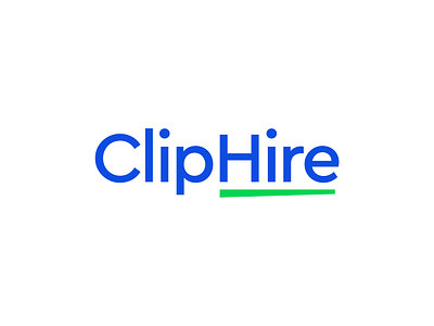 ClipHire Wordmark Exploration 02 banner cap brand identity branding candidate corporate digital resume employment highlight hr hiring human resources job logo mark symbol icon media clip platform presentation startup type typography text custom video