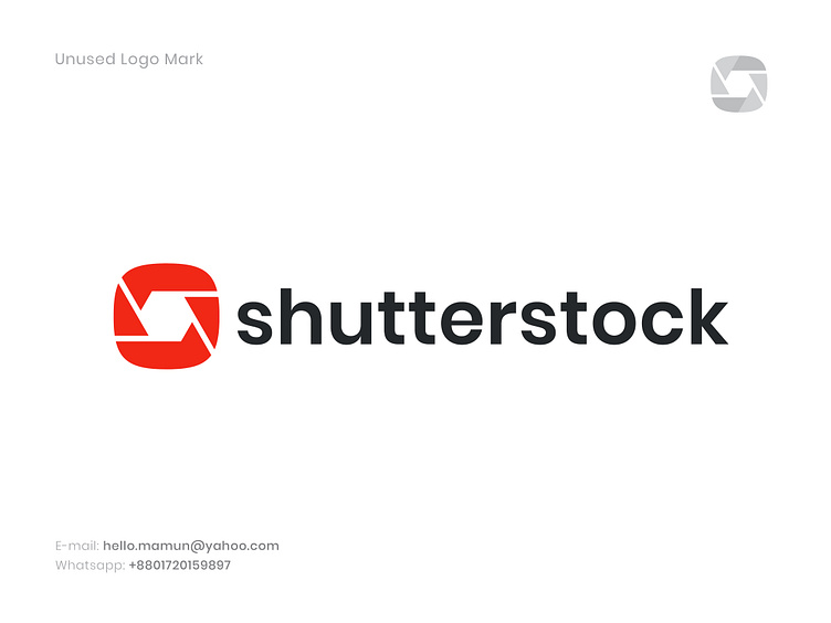 shutterstock logo re-design by Al Mamun | Logo & Branding Expert on ...