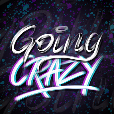 GOING CRAZY branding design handlettering identity illustration lettering logo logo design typography