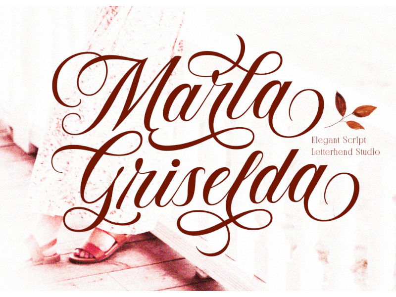 Marla Griselda - Elegant Script freebies romantic font