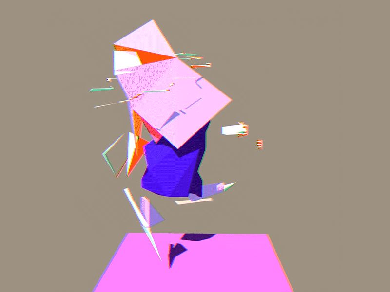 run c̶y̶c̶l̸e̶ 3d character game gamecharacter gamedev glitchart lowpoly model runcycle unity3d walkcycle