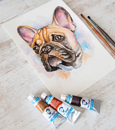 Portrait of a dog, watercolor portrait of a dog, portrait custom portrait dog paint painting pet portrait portrait watercolor portrait