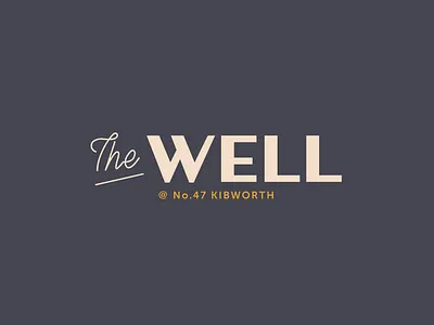 The Well - Kibworth Branding brand brand design brand identity branding color colorful custom logo custom type design floral illustration hand lettering illustration illustration art logo logodesign logomark logotype mockup packaging typography
