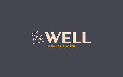 The Well - Kibworth Branding brand brand design brand identity branding color colorful custom logo custom type design floral illustration hand lettering illustration illustration art logo logodesign logomark logotype mockup packaging typography