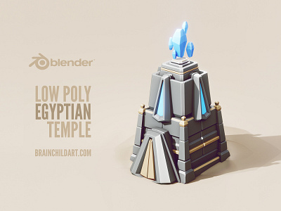 3d Lowpoly Egyptian Temple in Blender (Timelapse) Tower Defense 3d art 3d artist 3d artwork 3d game art 3d game building 3d game design 3d modeling blender blender lowpoly blender tutorial blender3d brainchild brainchildart brainchildpl low poly lowpoly lowpoly3d lowpolyart tutorial tutorials