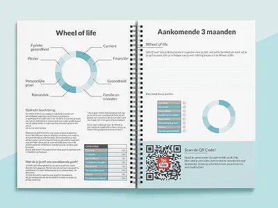 GoalGetter Planner Open agenda boogaert calander chart design getter goal goalgetters inside mathijs planner print qrcode ringbinder tyse