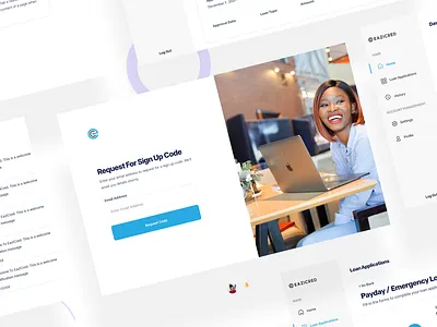 Loan Application & Web App dailui dashboad dashboard dashboard app dashboard design dashboard template dashboard ui design landing page landing page ui loan ui uid ux uxui web